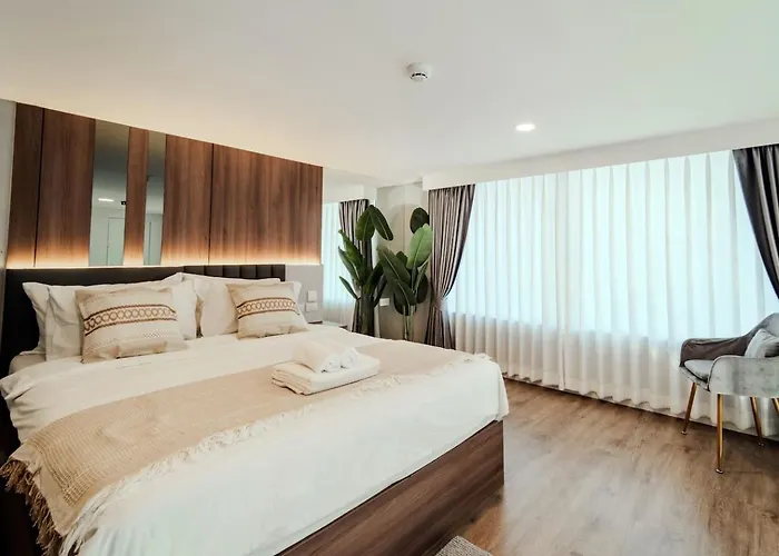 公寓 6 Stars Panoramic Bright Designer 2bd Skyline