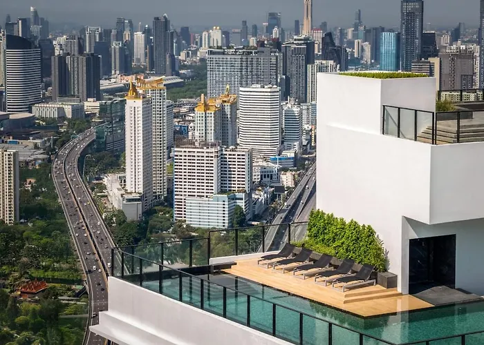 6 Stars Panoramic Bright Designer 2bd Skyline 曼谷