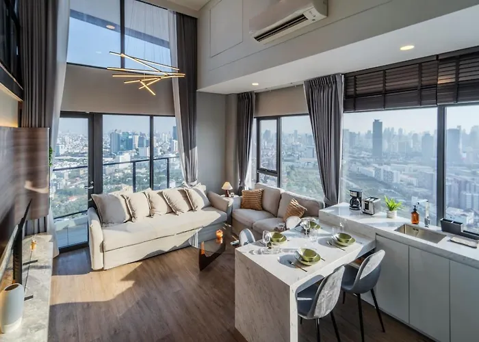 6 Stars Panoramic Bright Designer 2bd Skyline 公寓