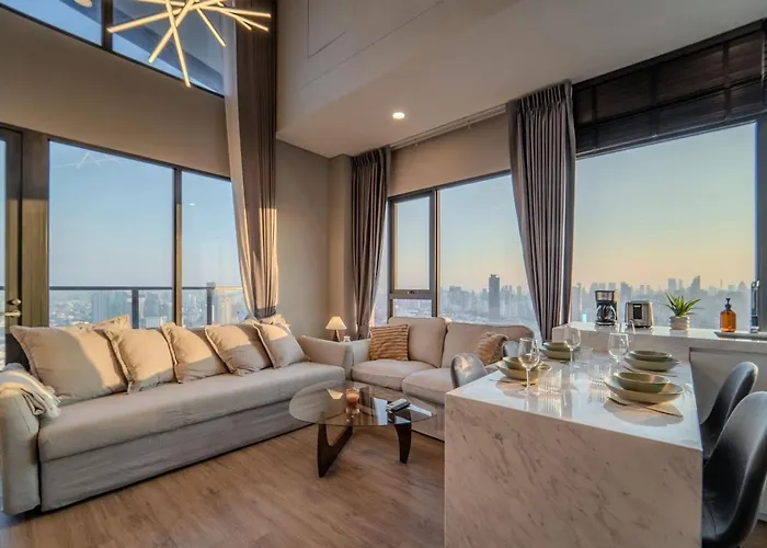 公寓 6 Stars Panoramic Bright Designer 2bd Skyline