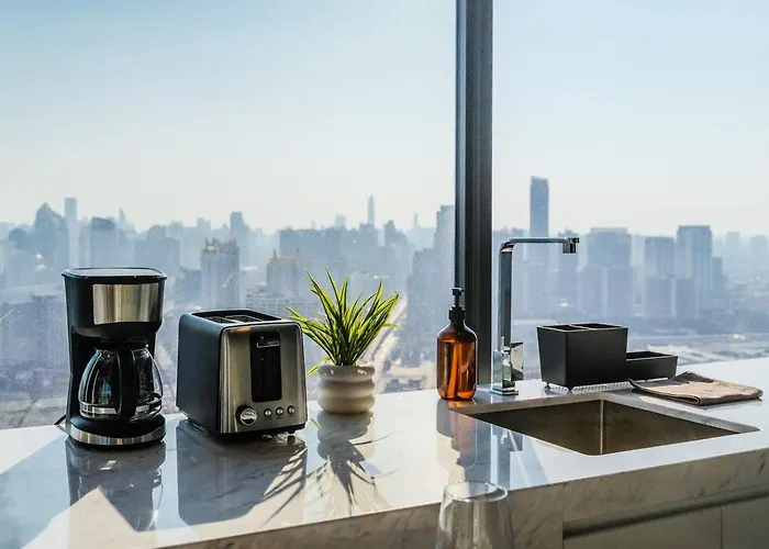6 Stars Panoramic Bright Designer 2bd Skyline 公寓