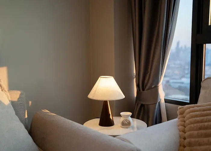 6 Stars Panoramic Bright Designer 2bd Skyline 公寓 曼谷